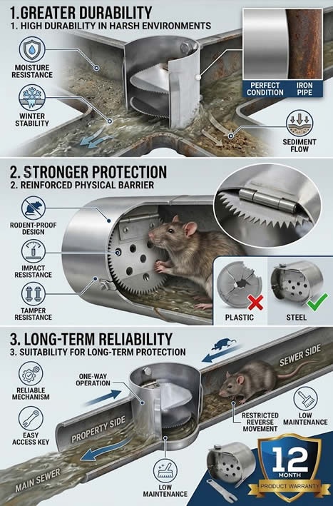 3 Reasons for Marine Grade Steel Rat Blockers